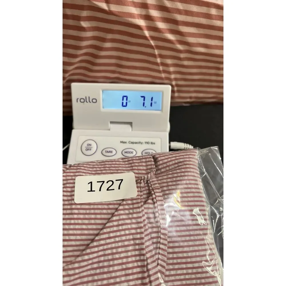 Ralph Lauren Button Down Shirt Mens Medium Red White Striped Seersucker Preppy